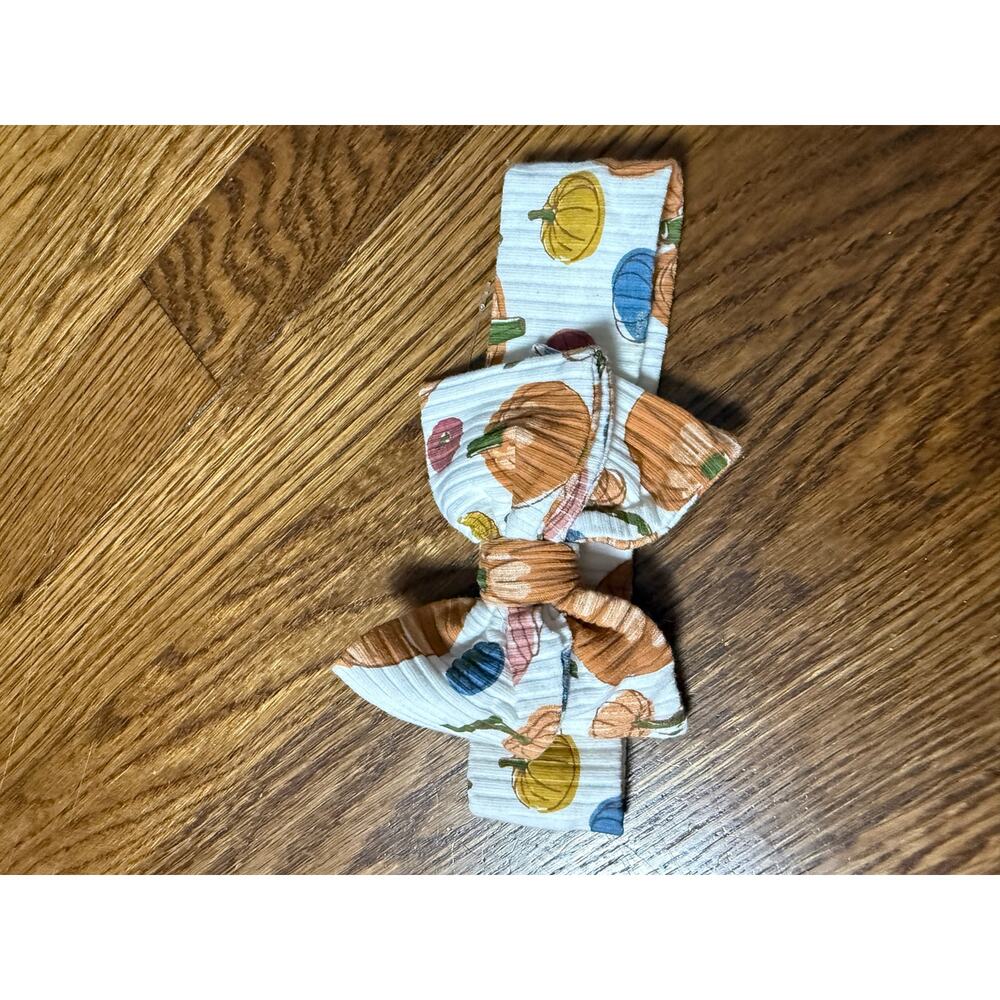 Mudpie Pumpkin Headband Size 9-12 mo